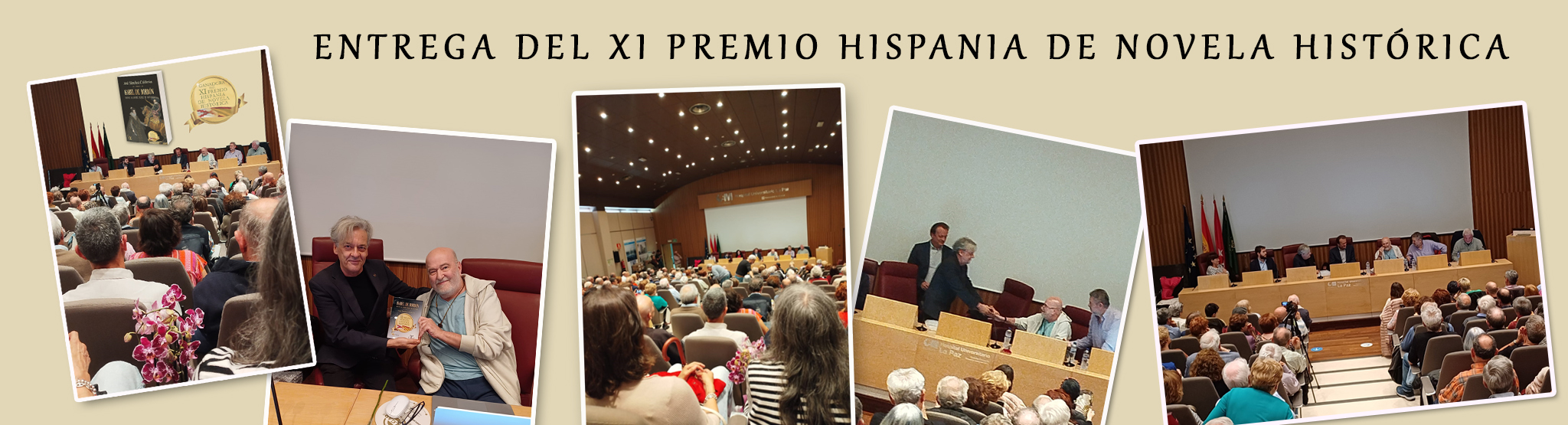 Banner entrega XI Premio Hispania de Novela Histórica