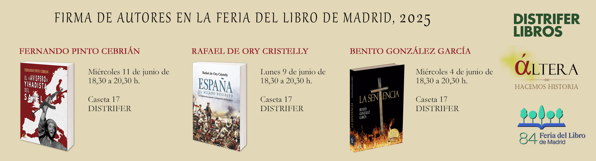 Banner Firmas feria Madrid 2025
